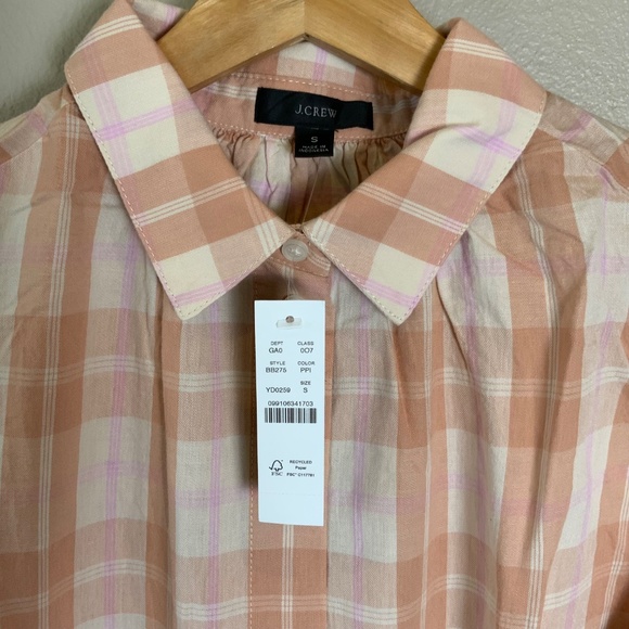 J.Crew Gathered Button-up Shirt - Picture 3 of 16